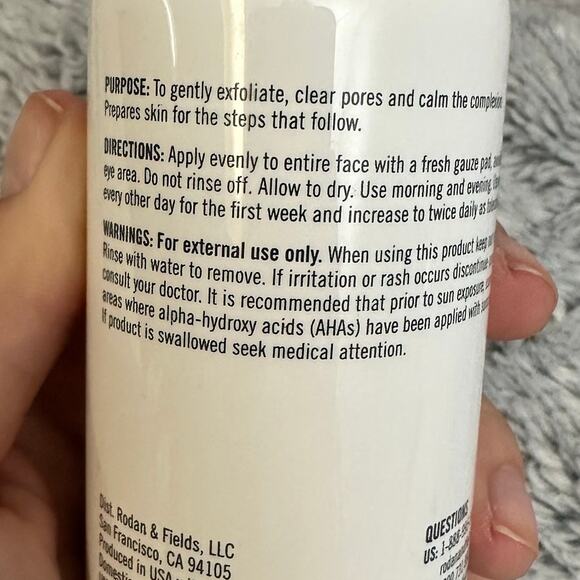 Rodan + Fields Unblemish Clarifying Toner Step 2 *New* Sealed No Box - Picture 4 of 5